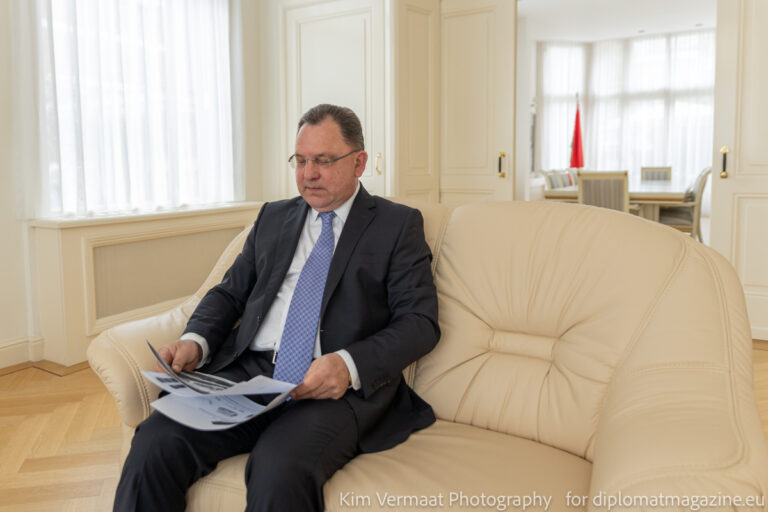 Ambassador Yeudachenka, Embassy of Belarus in The Hague.
